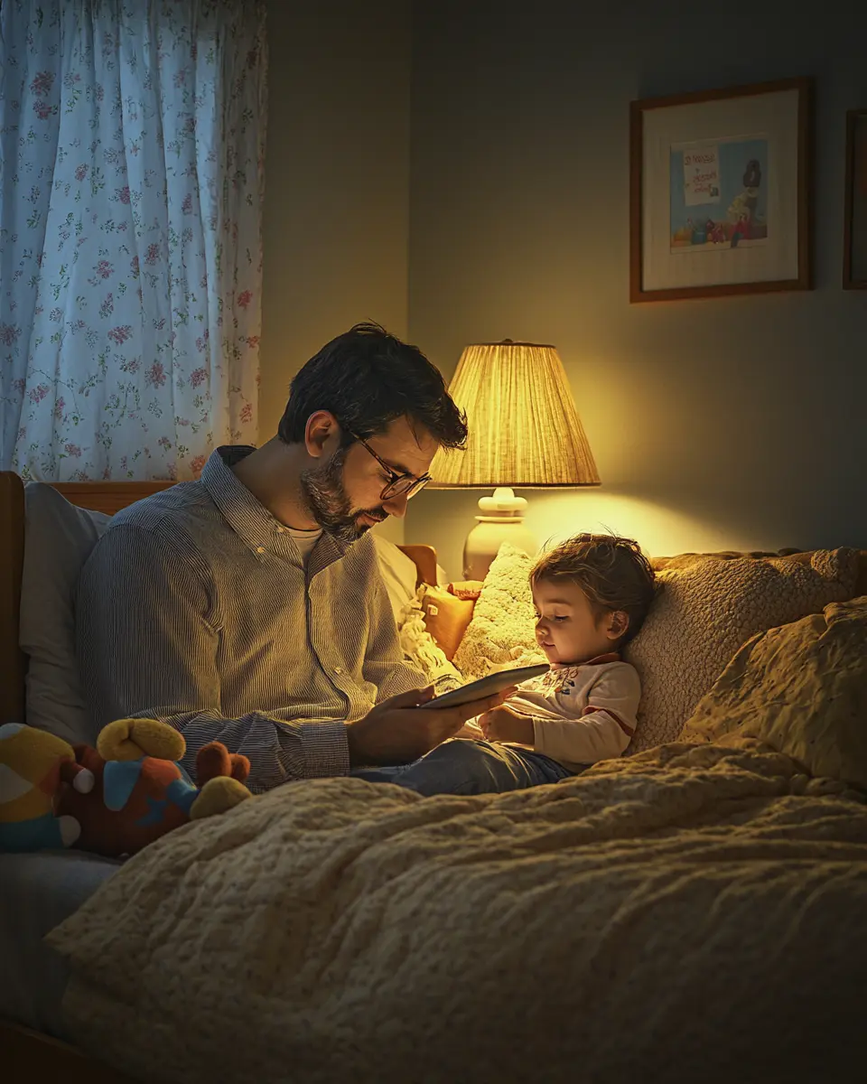 Children reading stories