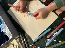 Kid drawing